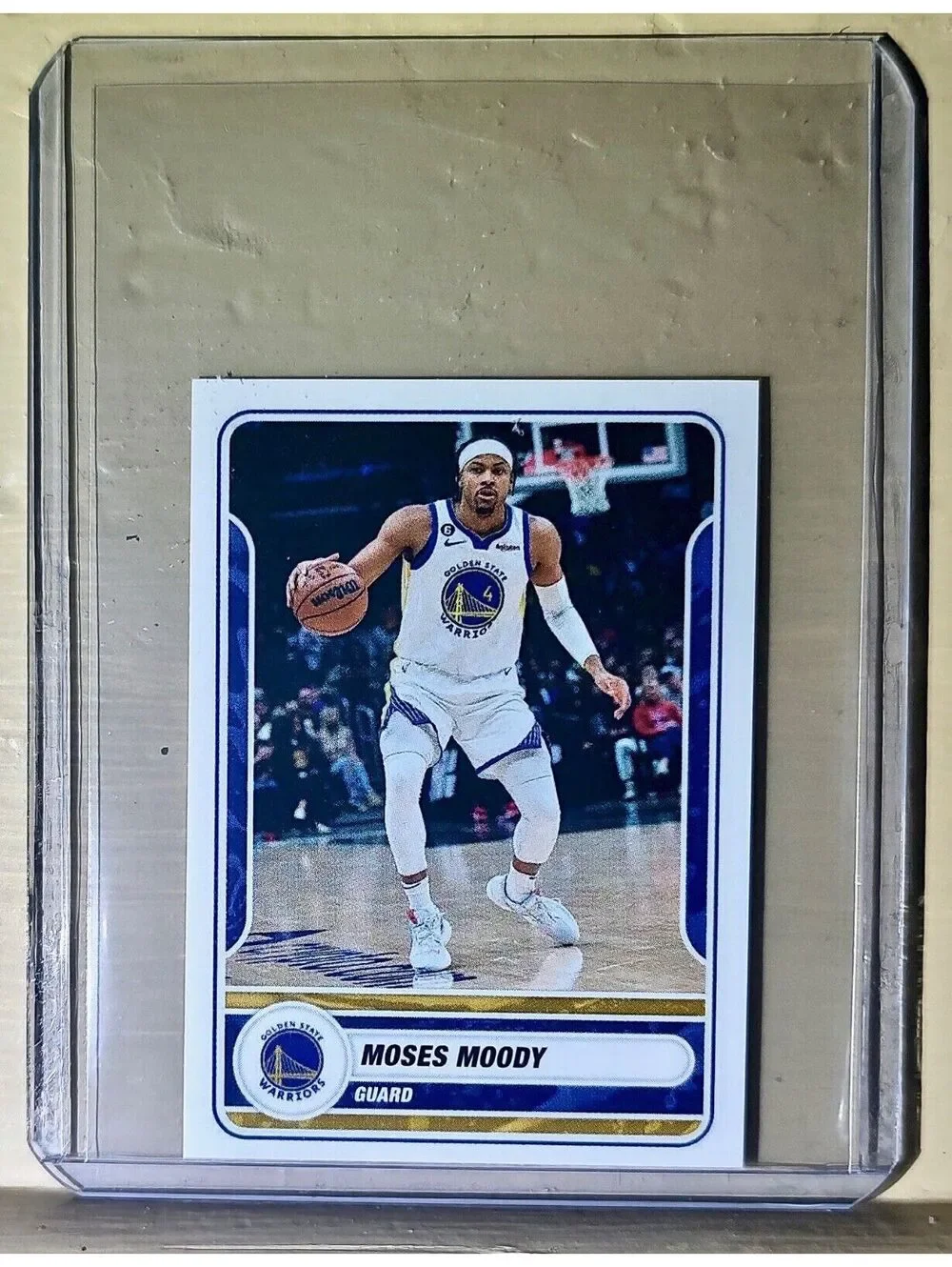 2023-24 Moses Moody Panini NBA Basketball #329 Sticker Golden State Warriors